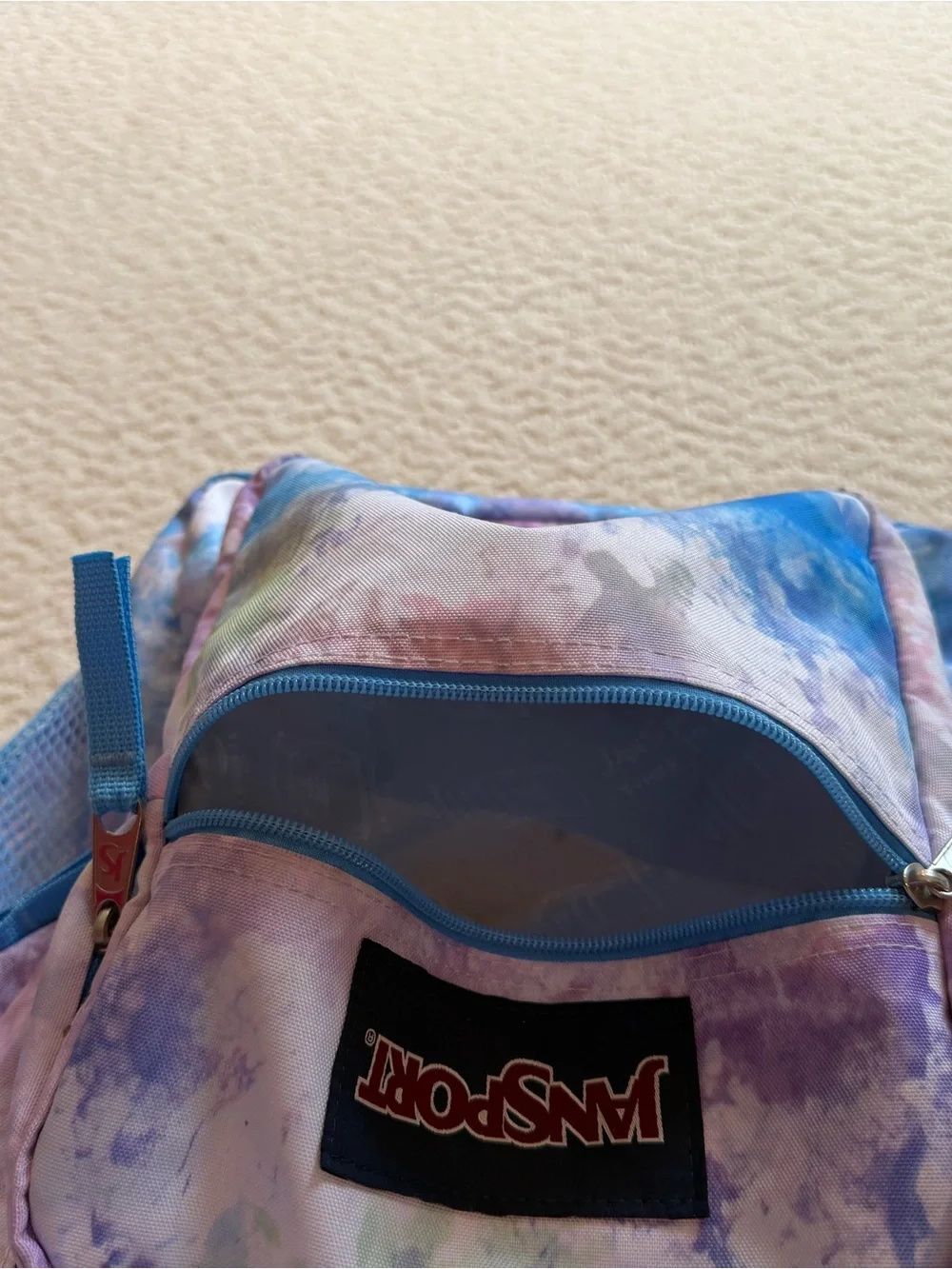 Jansport Tie-Dye Multi Color Kids Backpack - Blue/Purple/Pink